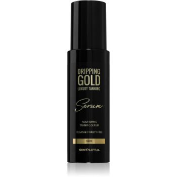 Dripping Gold Luxury Tanning Serum produs bronzare corp si fata - imagine 2